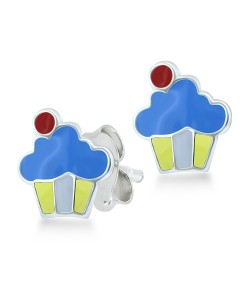 Kids Stud Earring Cup Cake STE-305